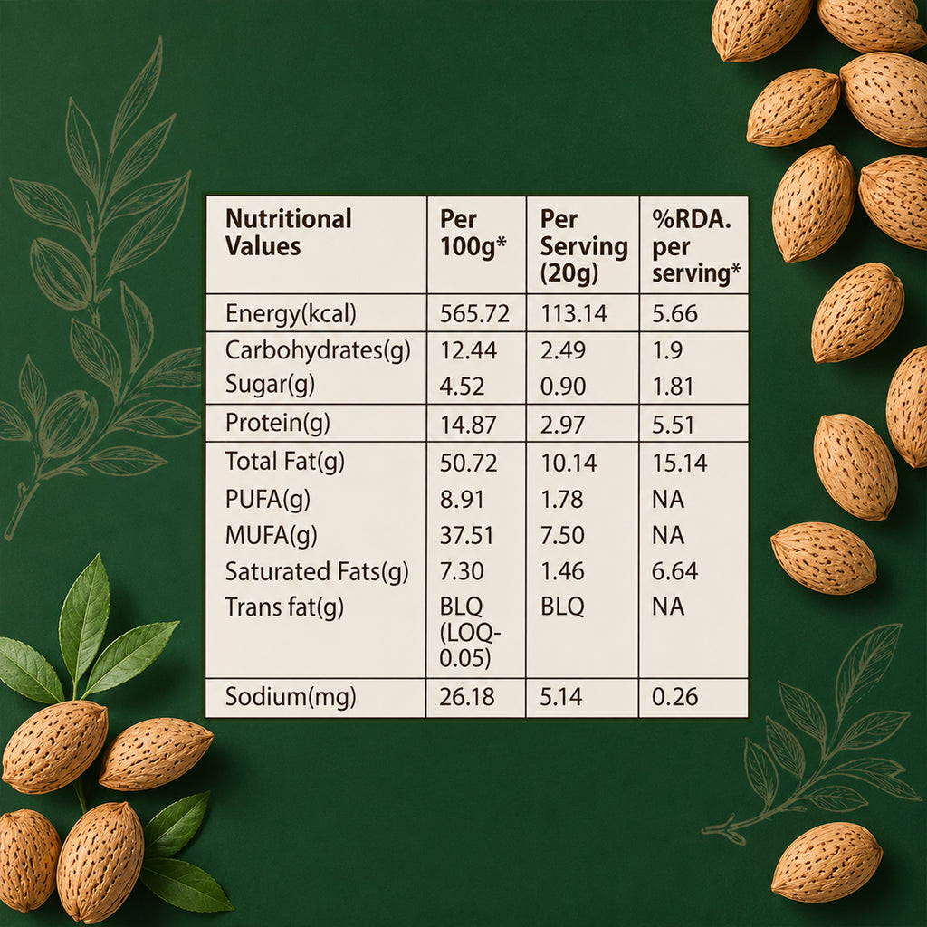 Kashmiri  Almonds With Shell | 400gm