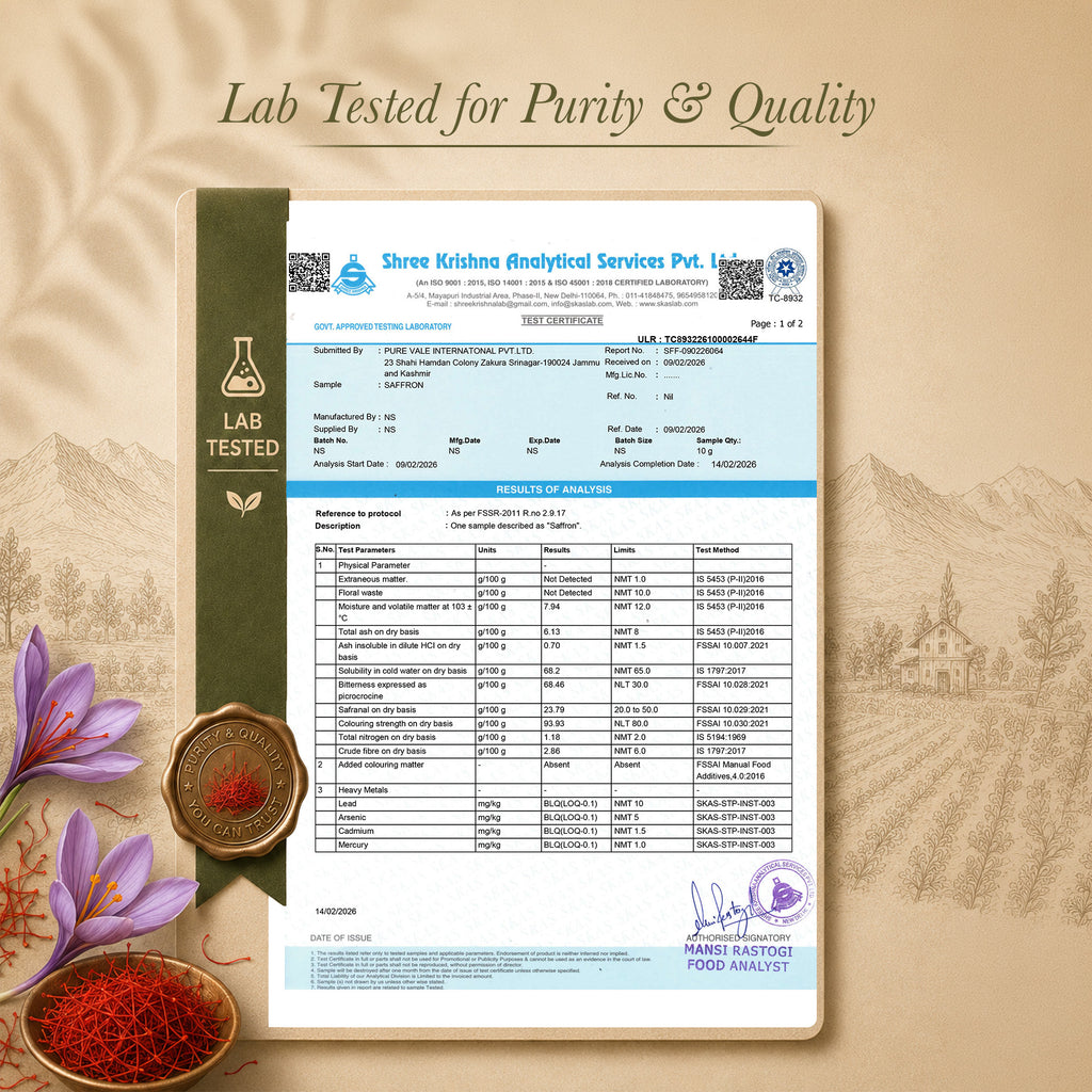 Kashmiri Pure Mongra Saffron | 1gm