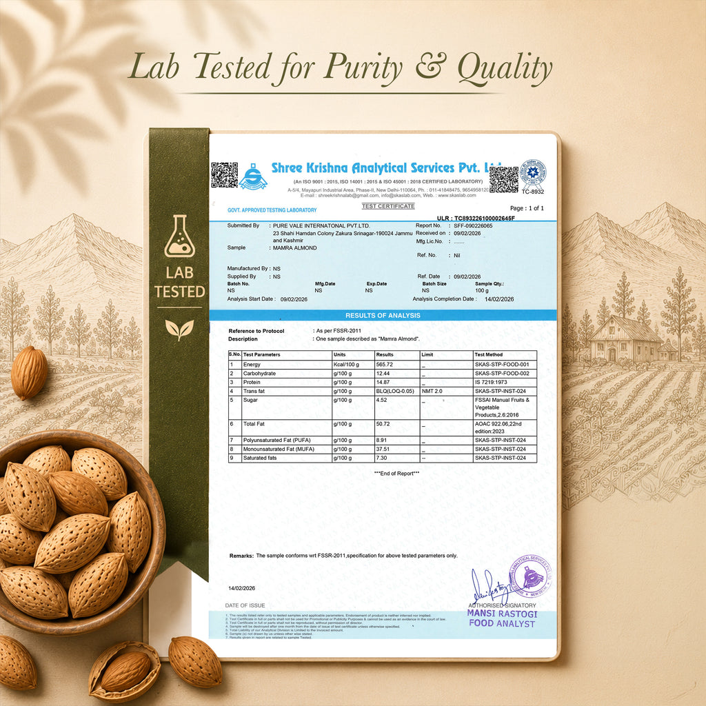 Kashmiri  Almonds With Shell | 400gm