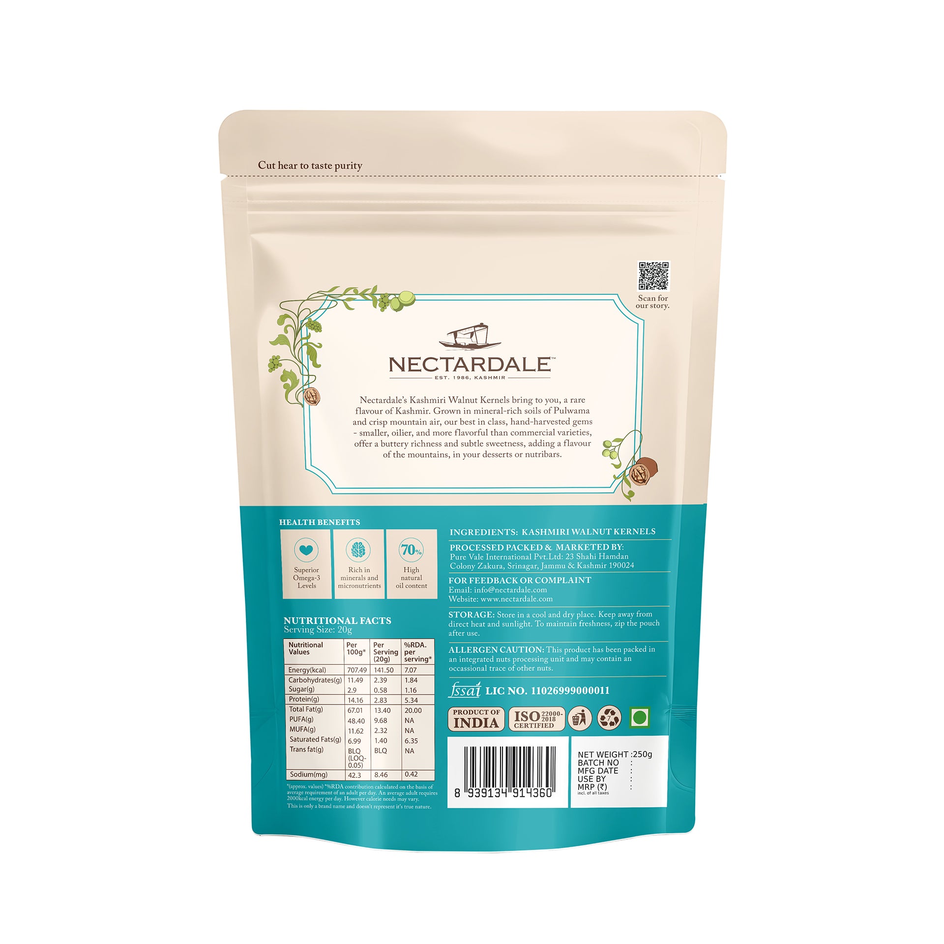 Kashmiri Walnut Kernels | 250gm