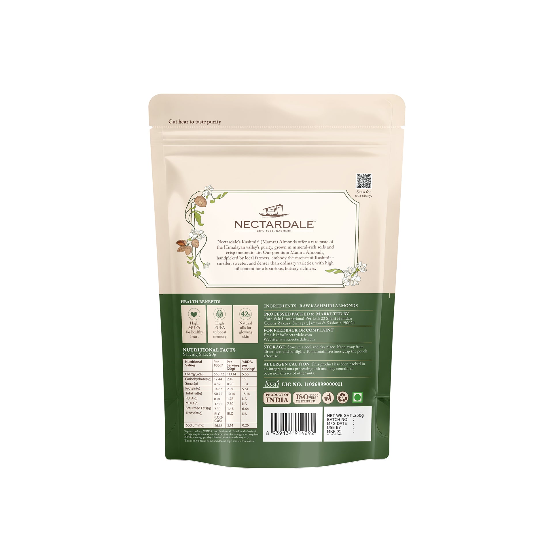 Kashmiri Almonds | 250gm